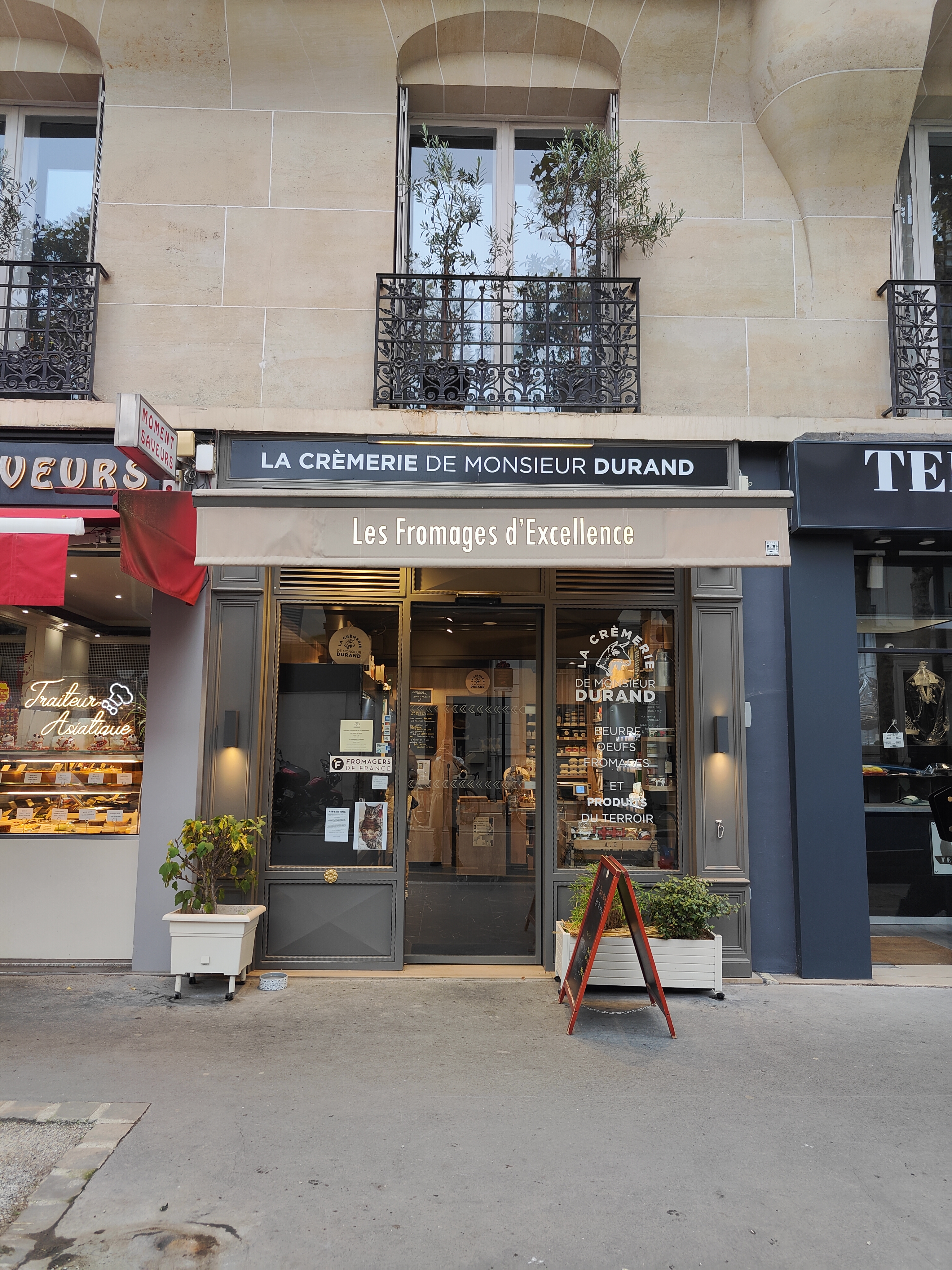 Plan d'accès vers La Crèmerie de Monsieur Durand