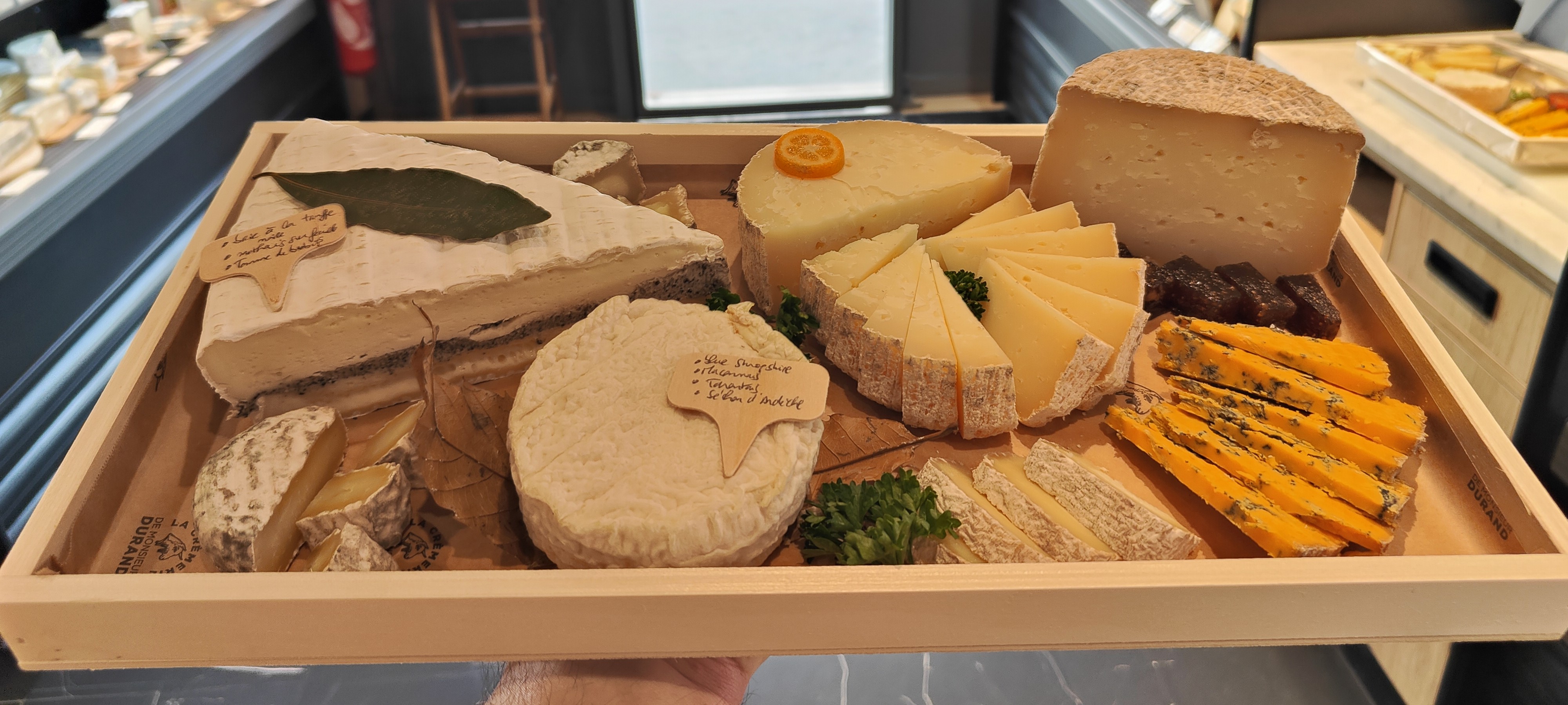 Plateau fromage buffet fin de repas